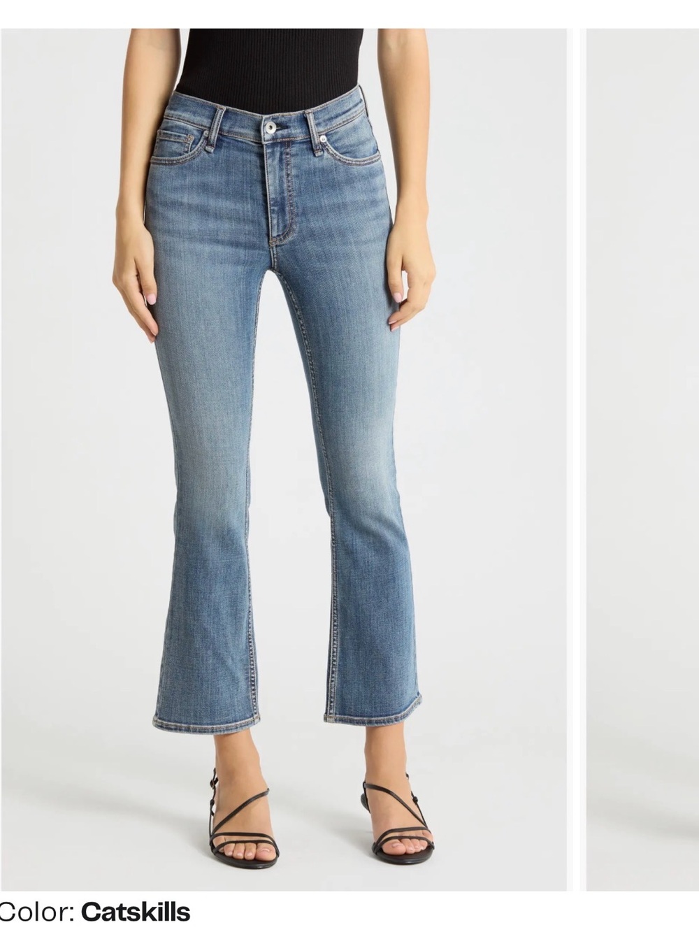 rag & bone Catskills piper Mid rise crop bootcut jeans  NWT